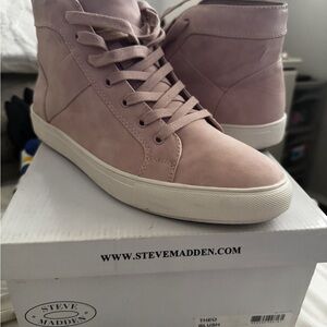 Steve Madden Pink High-Top Sneakers men’s size 10